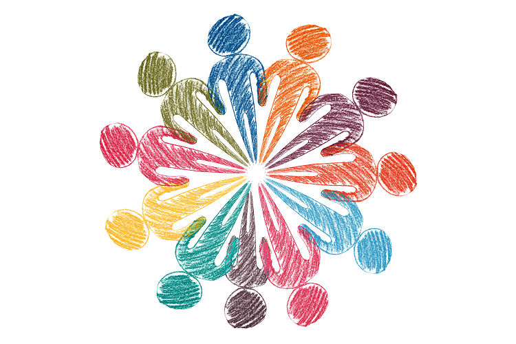 illustrated group of people