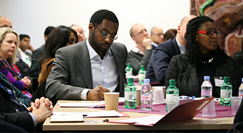 conference attendee at IMH event